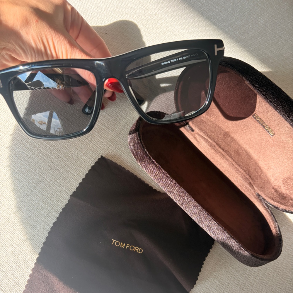 Tom Ford Buckley-02 TF906-N Black Optical Frames